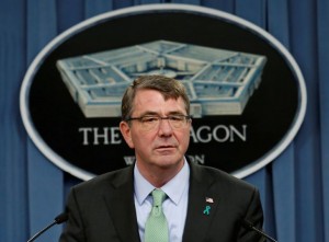 Defense Secretary Ash Carter speaks at a news conference in Washington